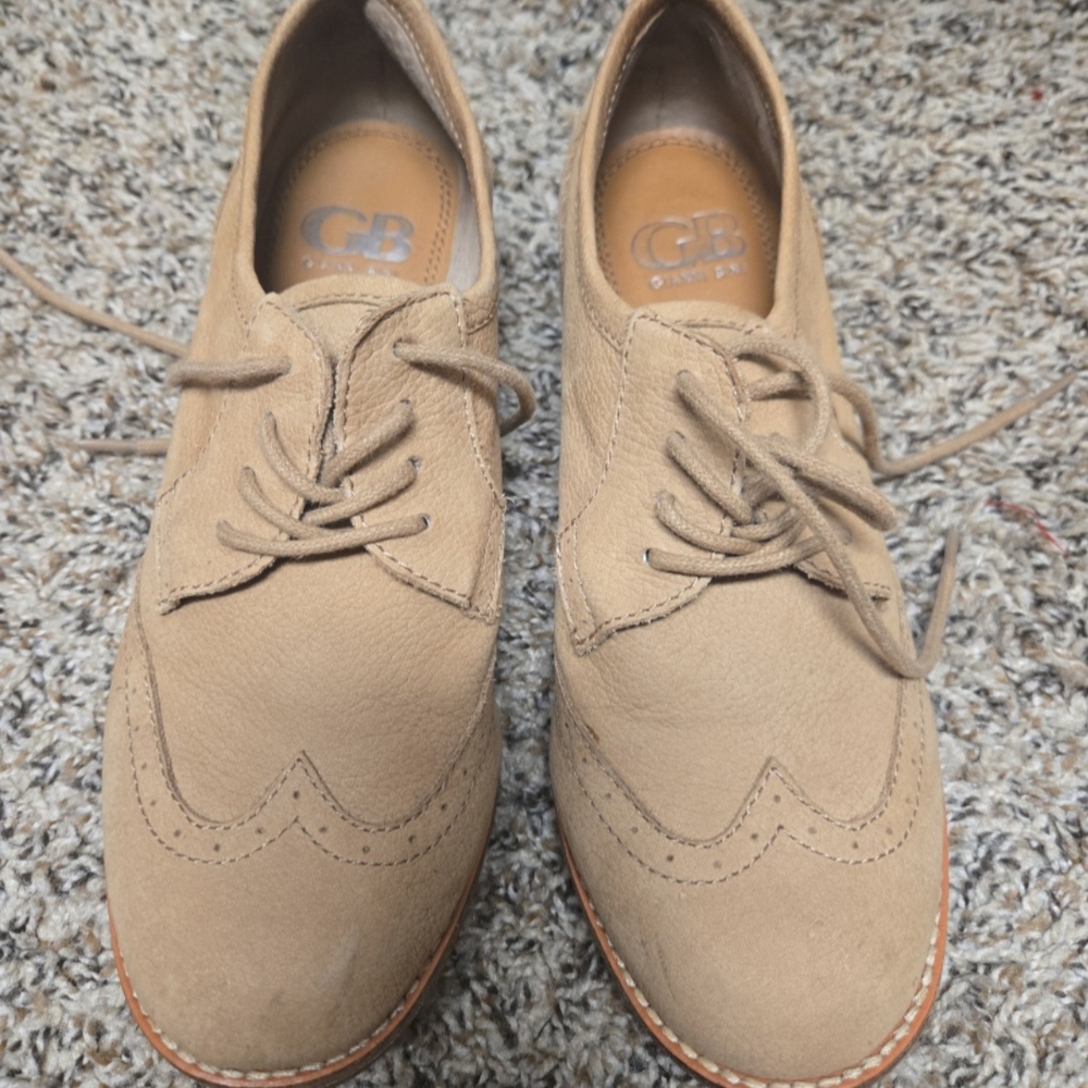 Gianni Bini Tan Oxford Shoes